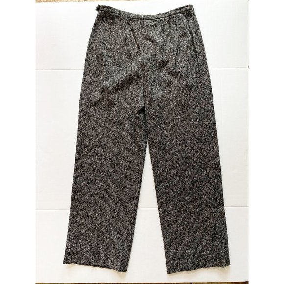 MaxMara Wool Side Button Trouser Pants Size 12 - Picture 1 of 6